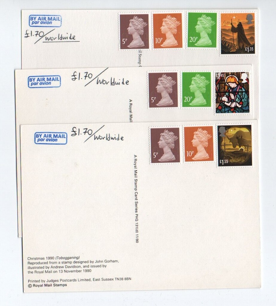 Writing Postage Prices on Postcards/Letters?