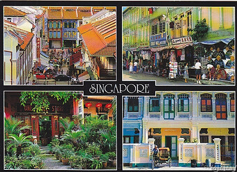 その他 scenery post cards of singapore Singapore postcard