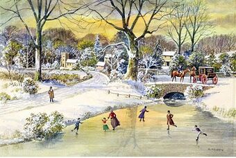 a-heyden-mid-20th-century-gouache-skating-at-christmas-26-x-35-5cm-jpg
